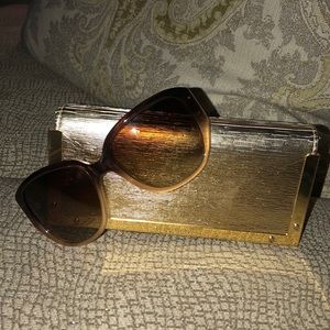 100% AUTHENTIC TORY BURCH SUNGLASSES WITH CASE!